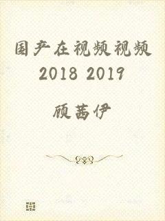 国产在视频视频2018 2019